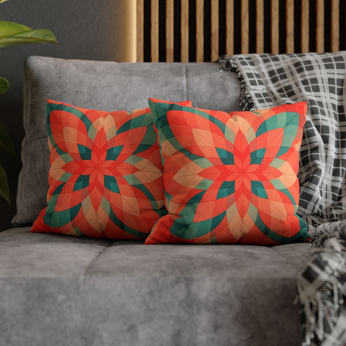 Petal Prism Overlap stylish decorative pillowcases