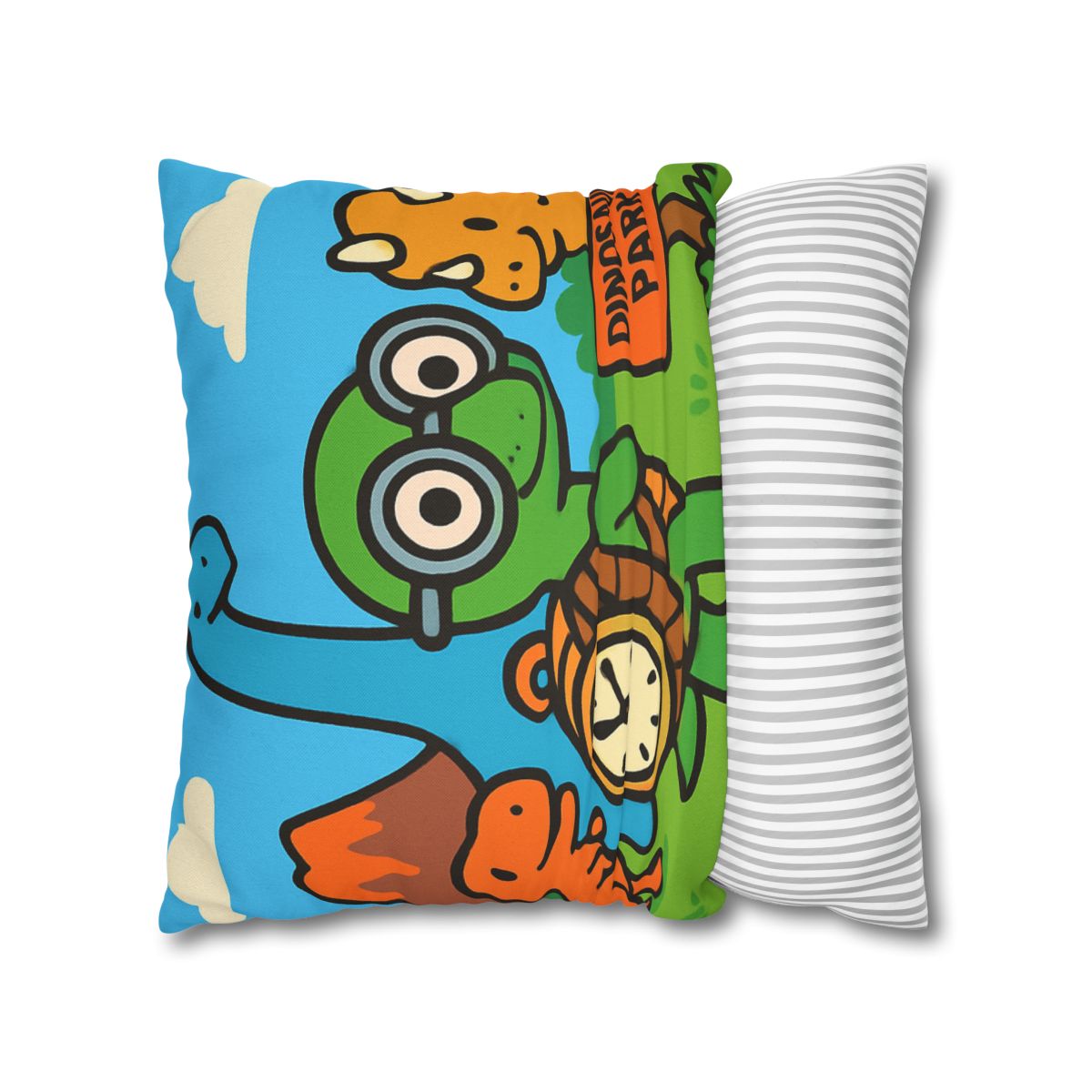 Time Traveling Turtle At The Dino Park unique gift pillow cases