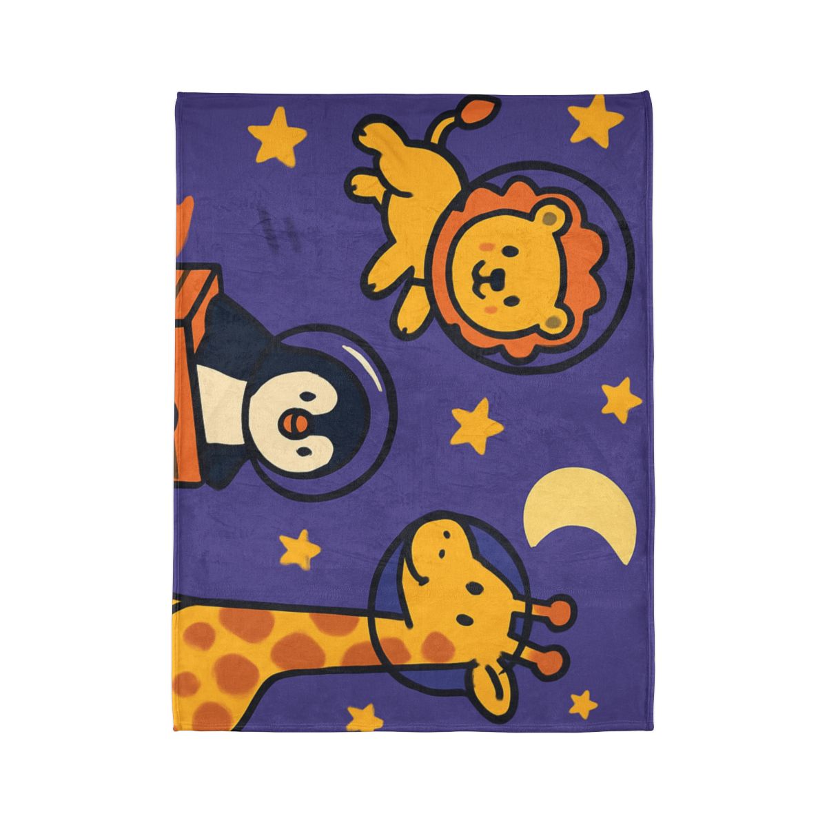 Starry Space Zoo trendy patterned blankets