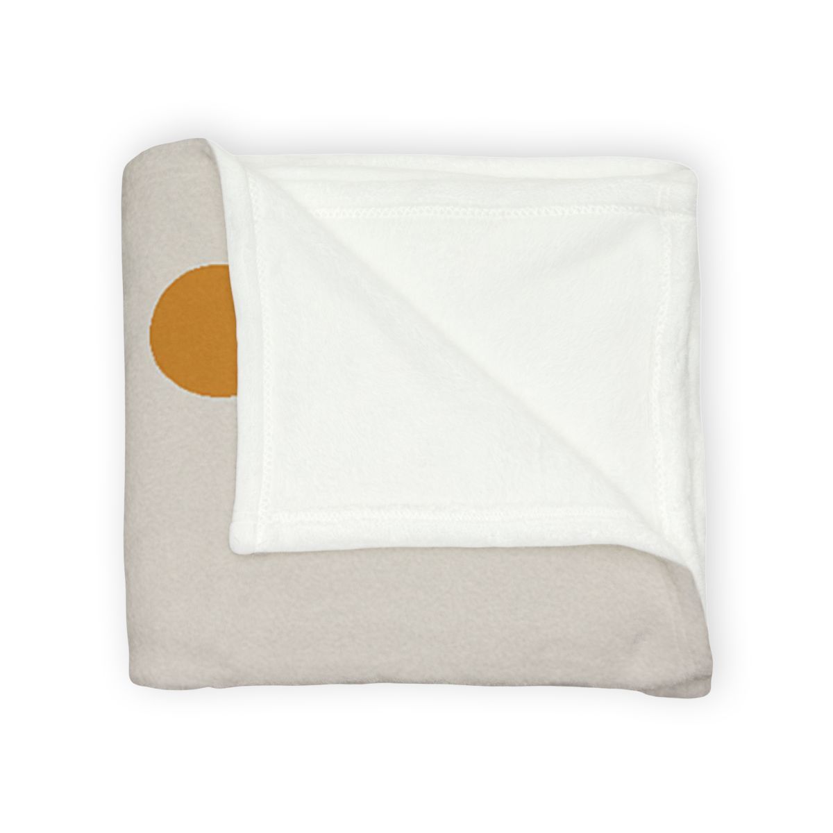 Staggered Rings Over Split Rectangle personalized cozy blankets