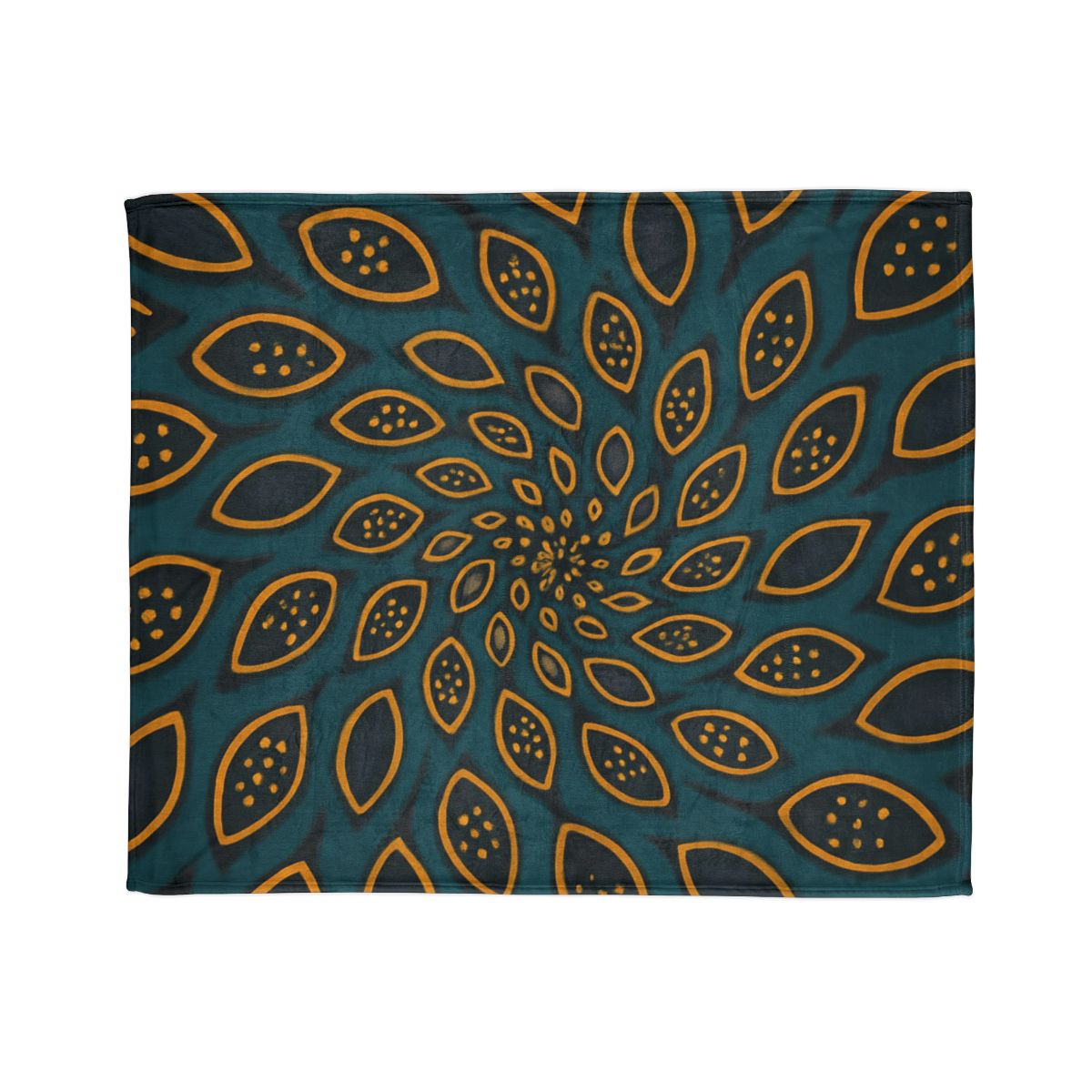 Spiral Seed Pod Array trendy patterned blankets