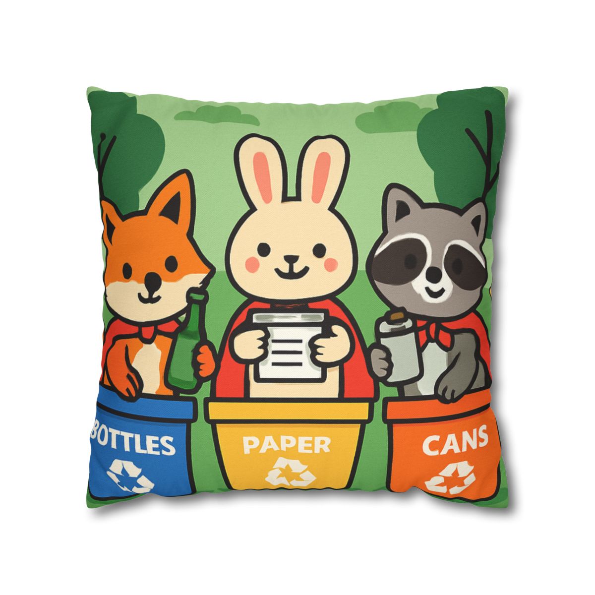 Forest Recycle Rangers unique gift pillow cases