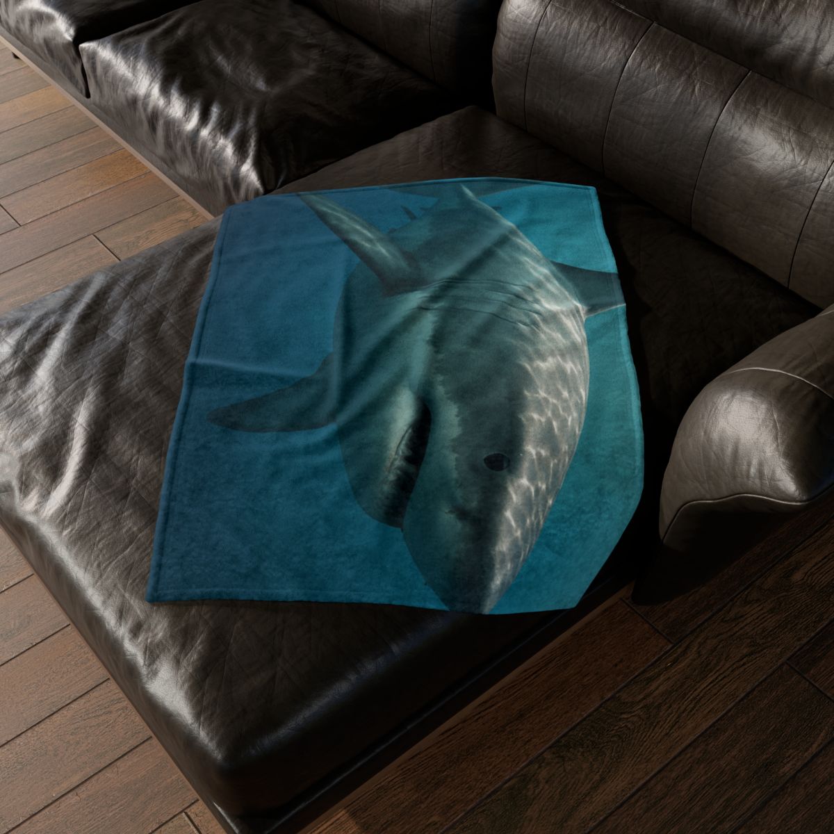 Silent Hunter Great White Shark decorative home blankets