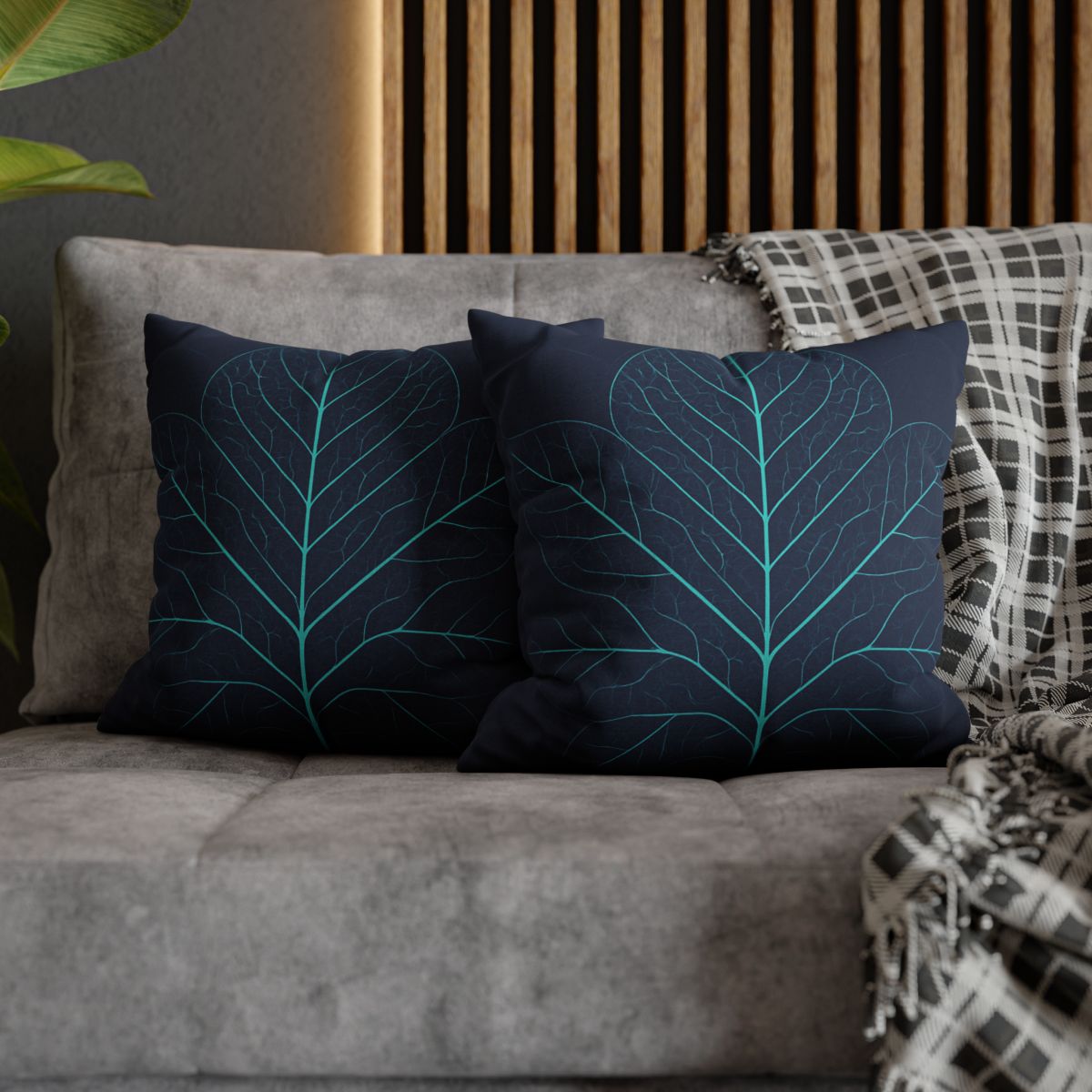 Leaf Vein Circuit Filigree comfortable bedding pillow covers