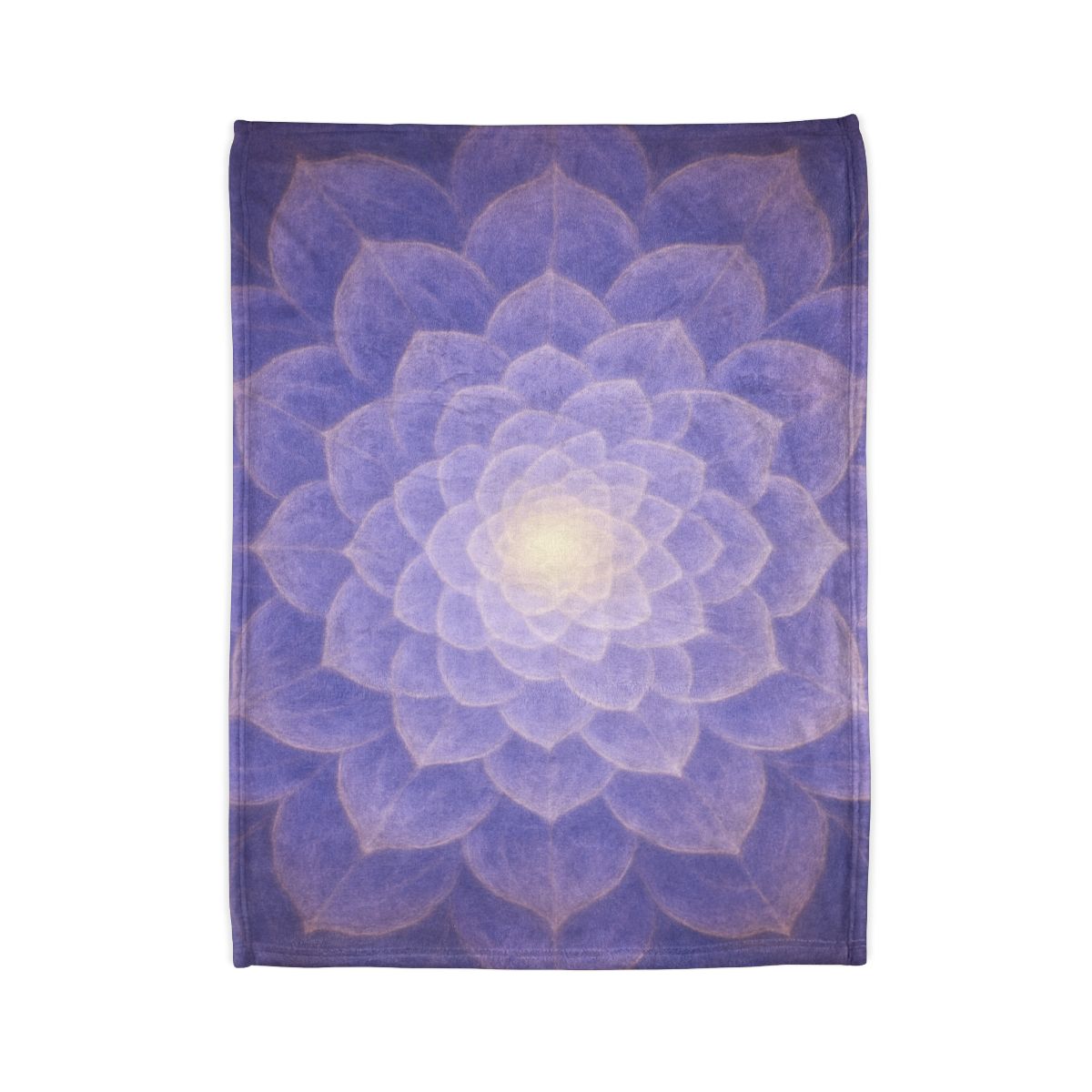 Petal Fractal Rosette decorative home blankets