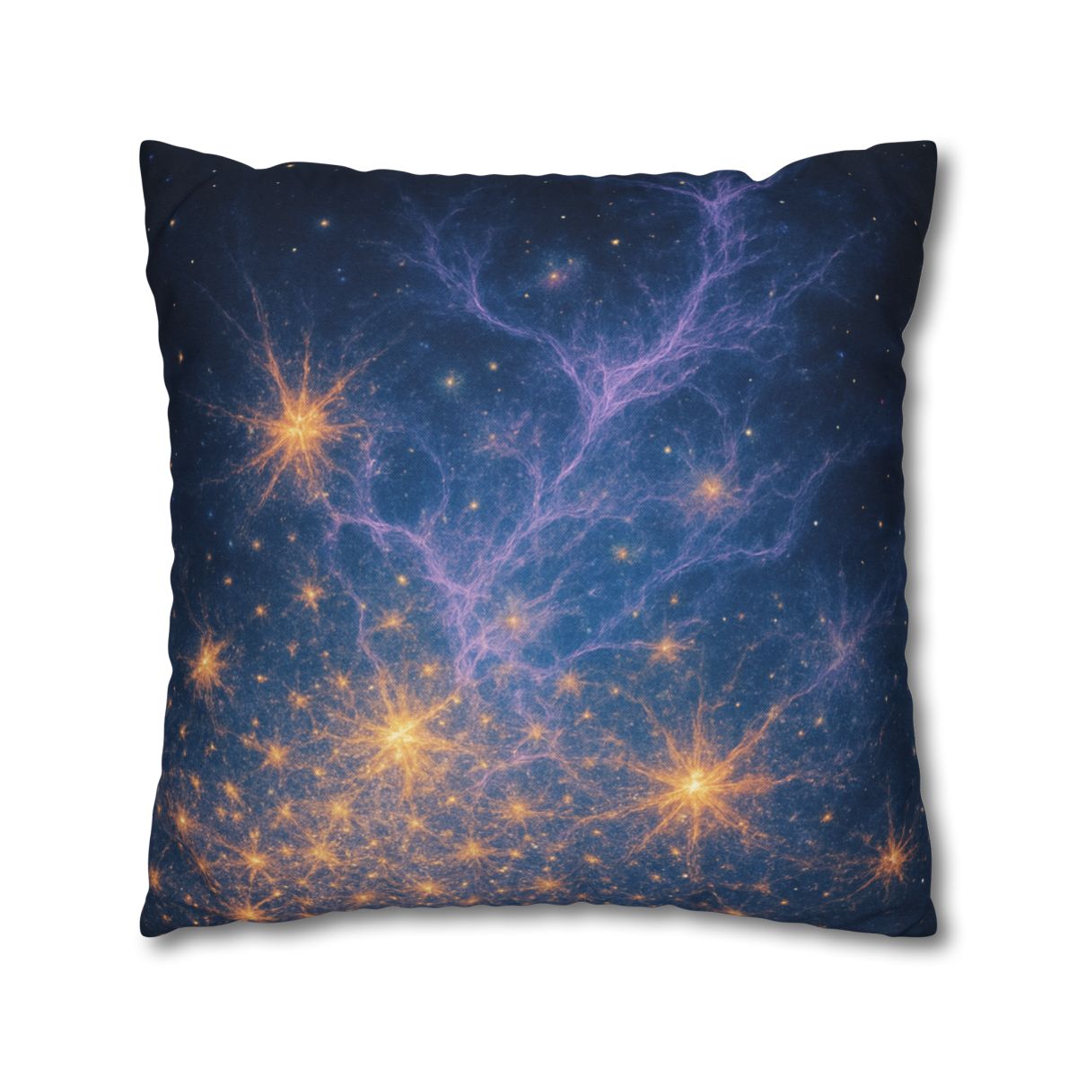 Starburst Lace Field designer print pillow cases