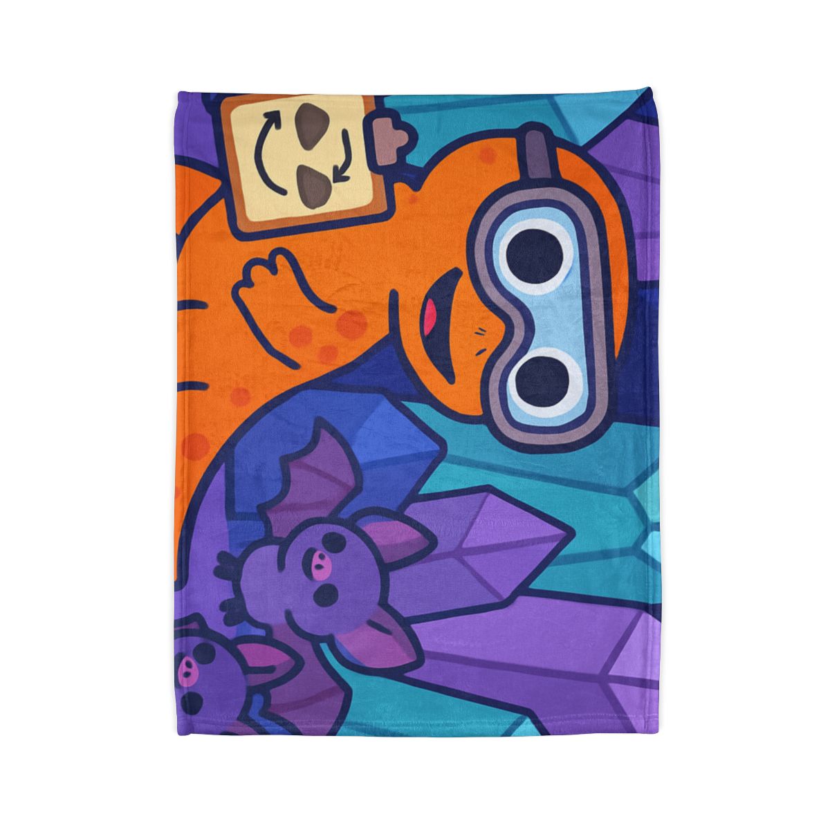 Crystal Cavern Salamander Science Team decorative home blankets