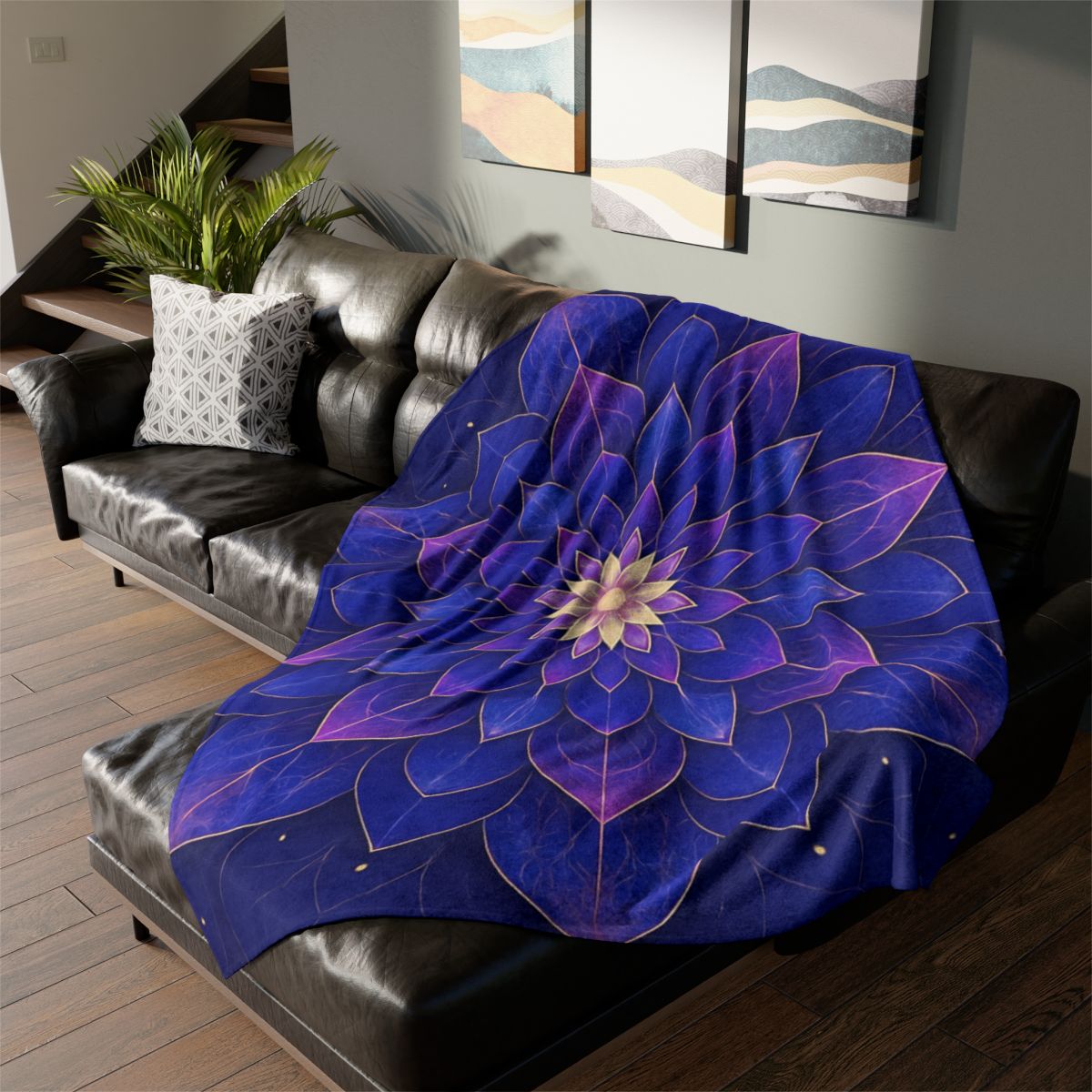 Petal Prism Mandala unique gift blankets