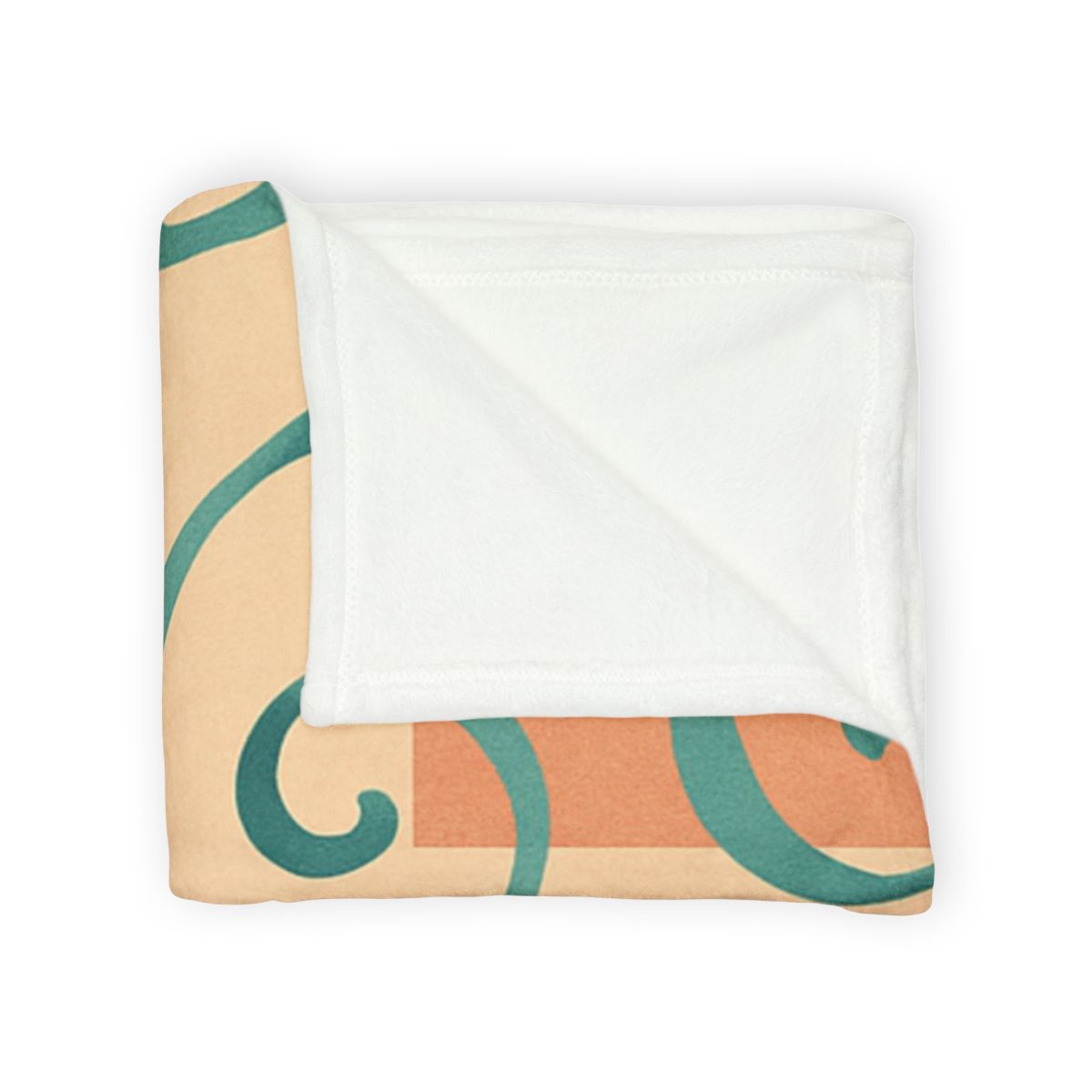 Tendril Ribbon Grid designer printed blankets