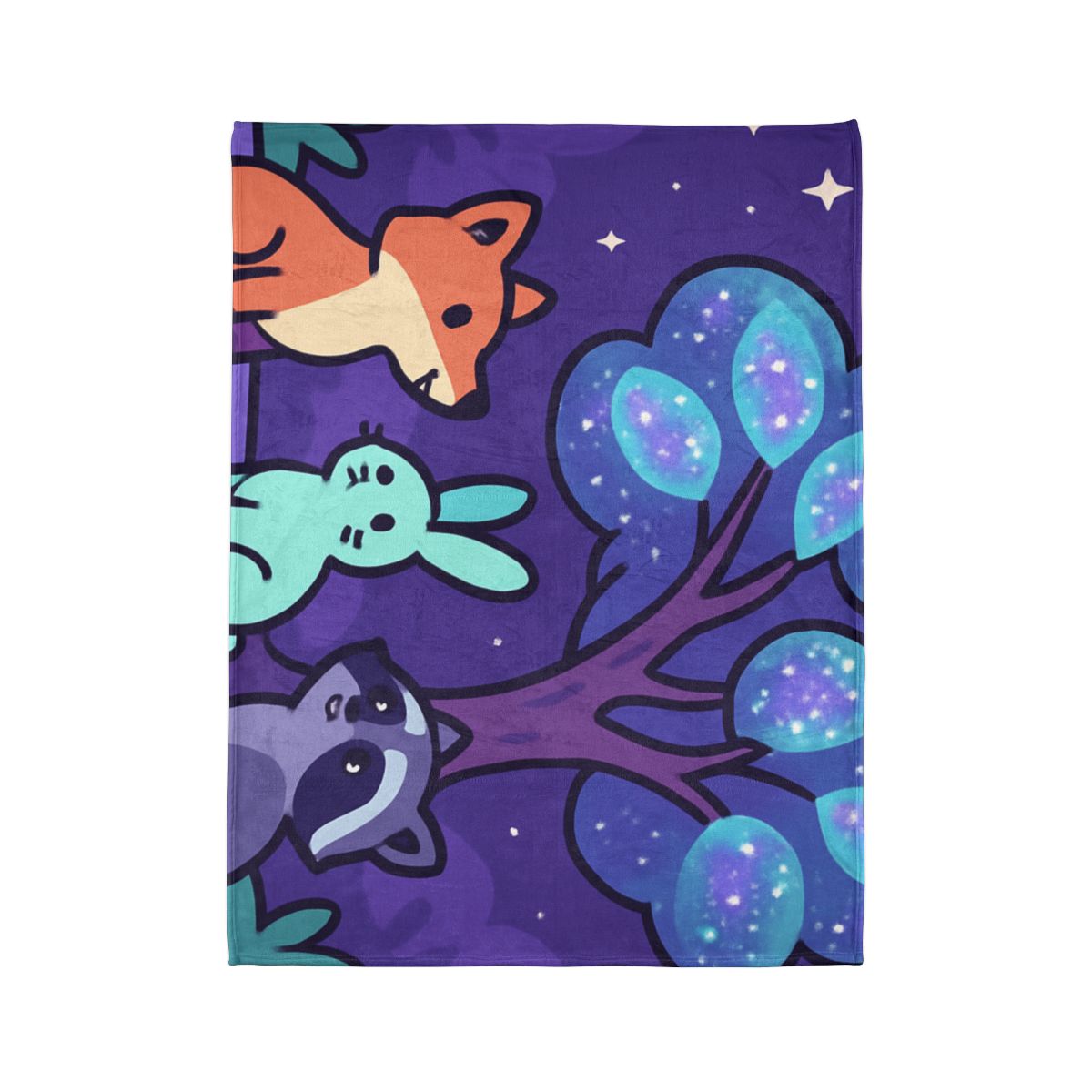 Nebula Forest Friends custom blankets