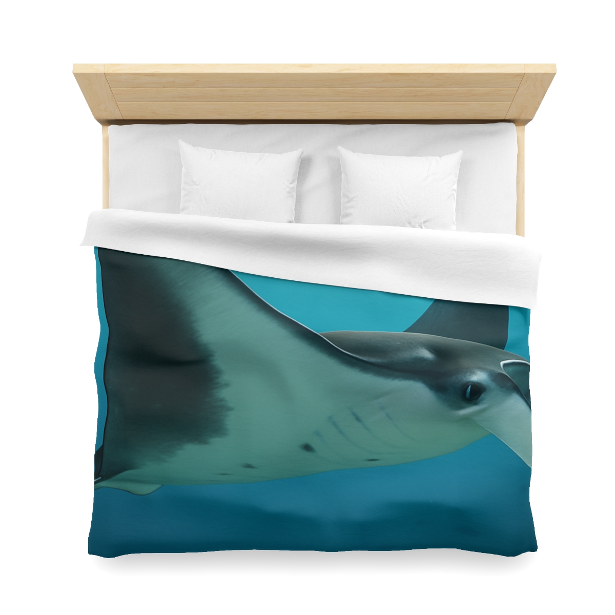 Tidal Wings Reef Manta Ray trendy bedroom duvets