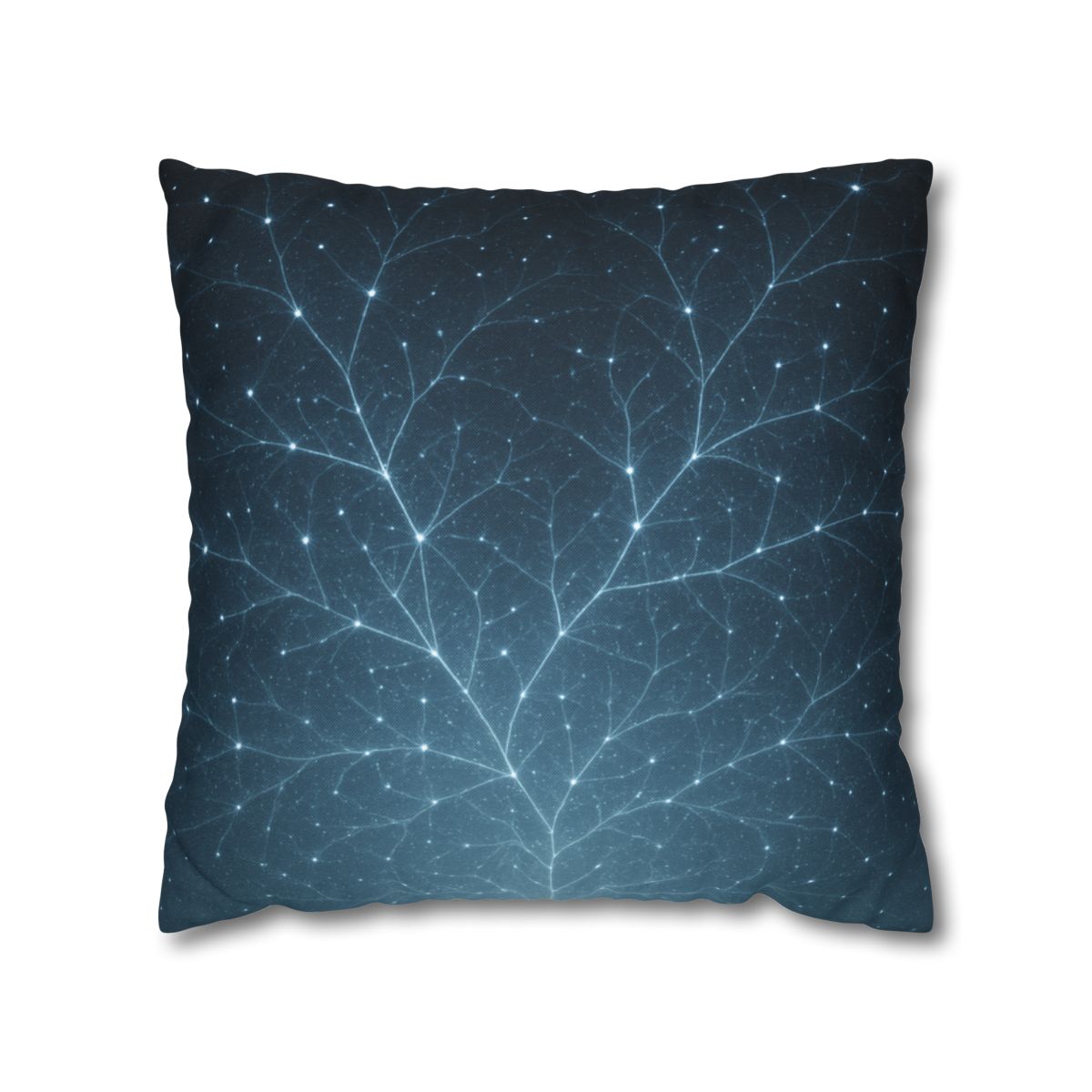 Starlit Fractal Canopy soft cotton pillow cases
