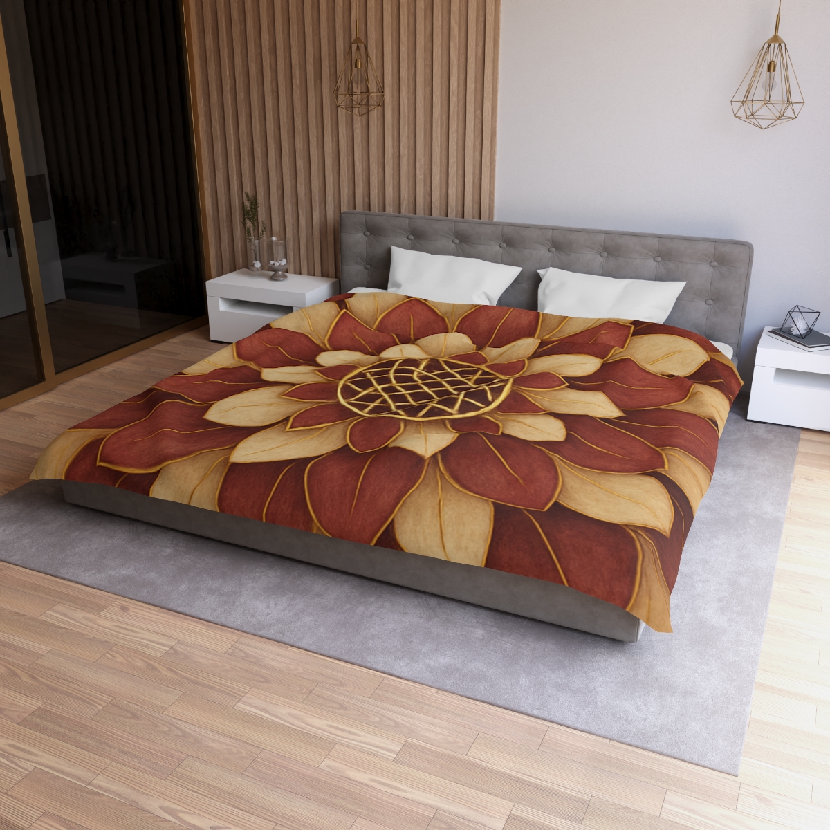 Petal Orbit Lattice trendy bedroom duvets