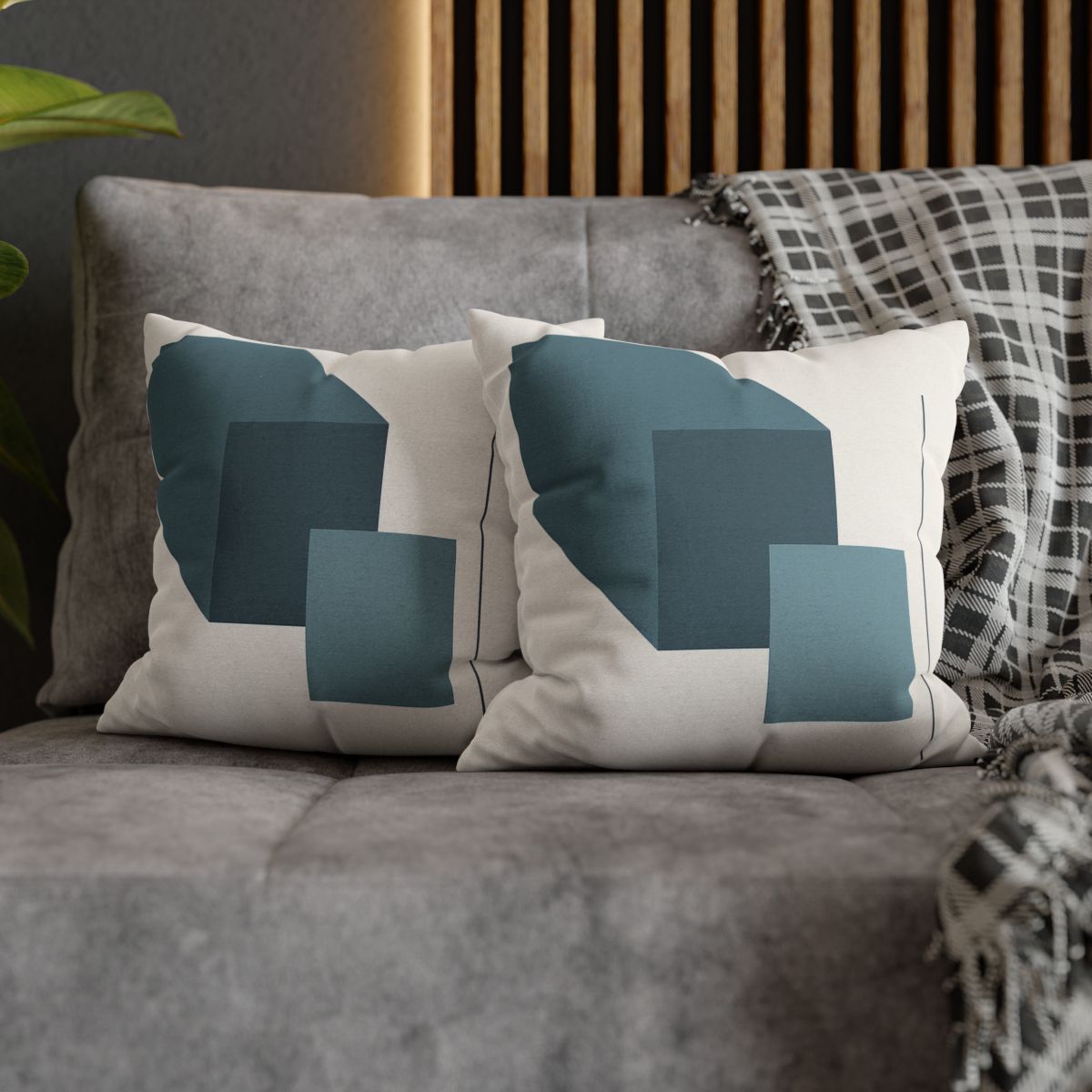 Stepped Rectangle Orbits personalized pillow covers