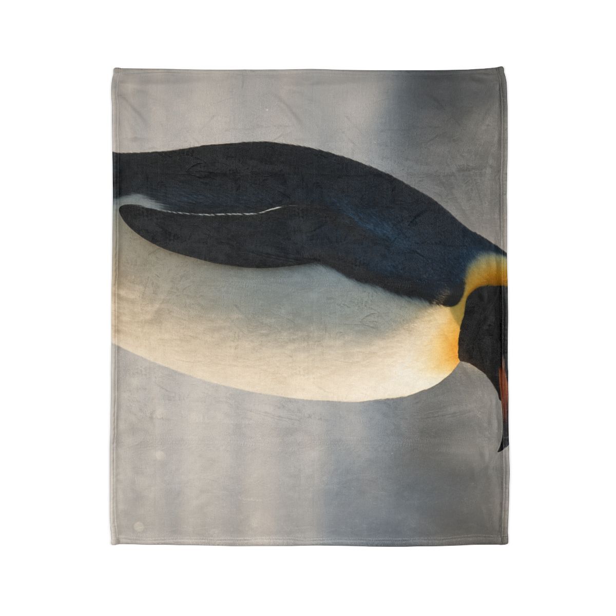Aurora Drift Emperor Penguin unique gift blanketscustom blankets