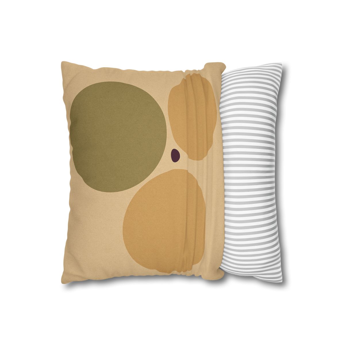 Clustered Three Circles With Quiet Gap trendy patterned pillow cases