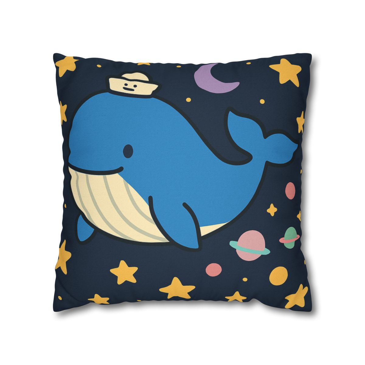 Starry Whale Adventure personalized pillow covers