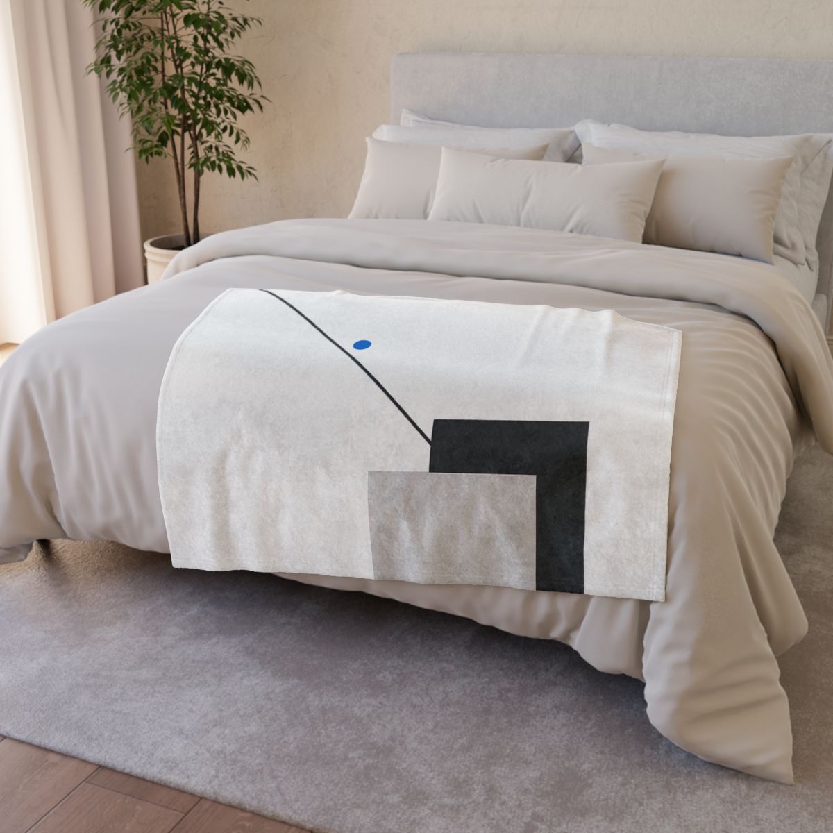 Corner Stack With Shared Diagonal personalized cozy blankets