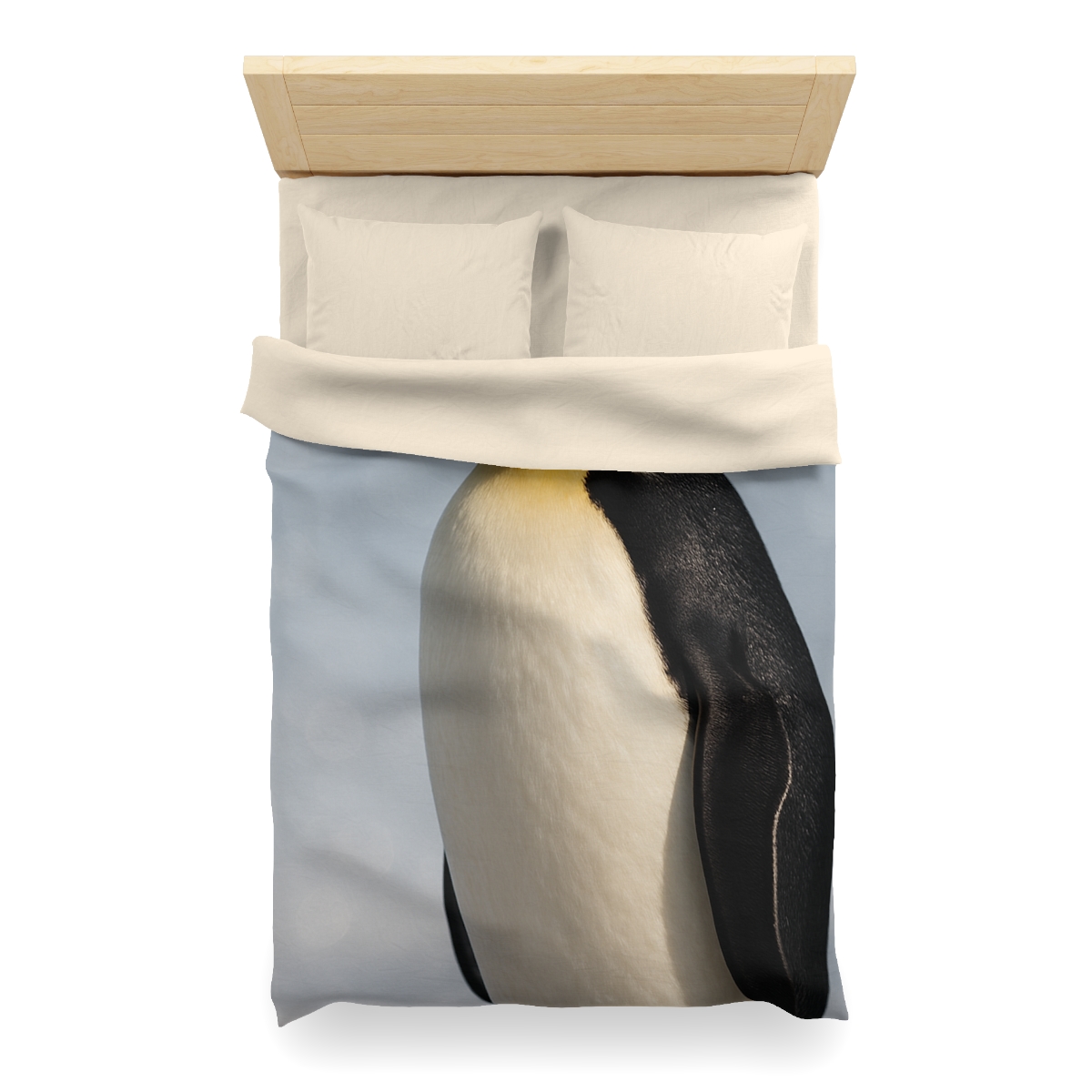 Aurora Drift Emperor Penguin warm winter duvets