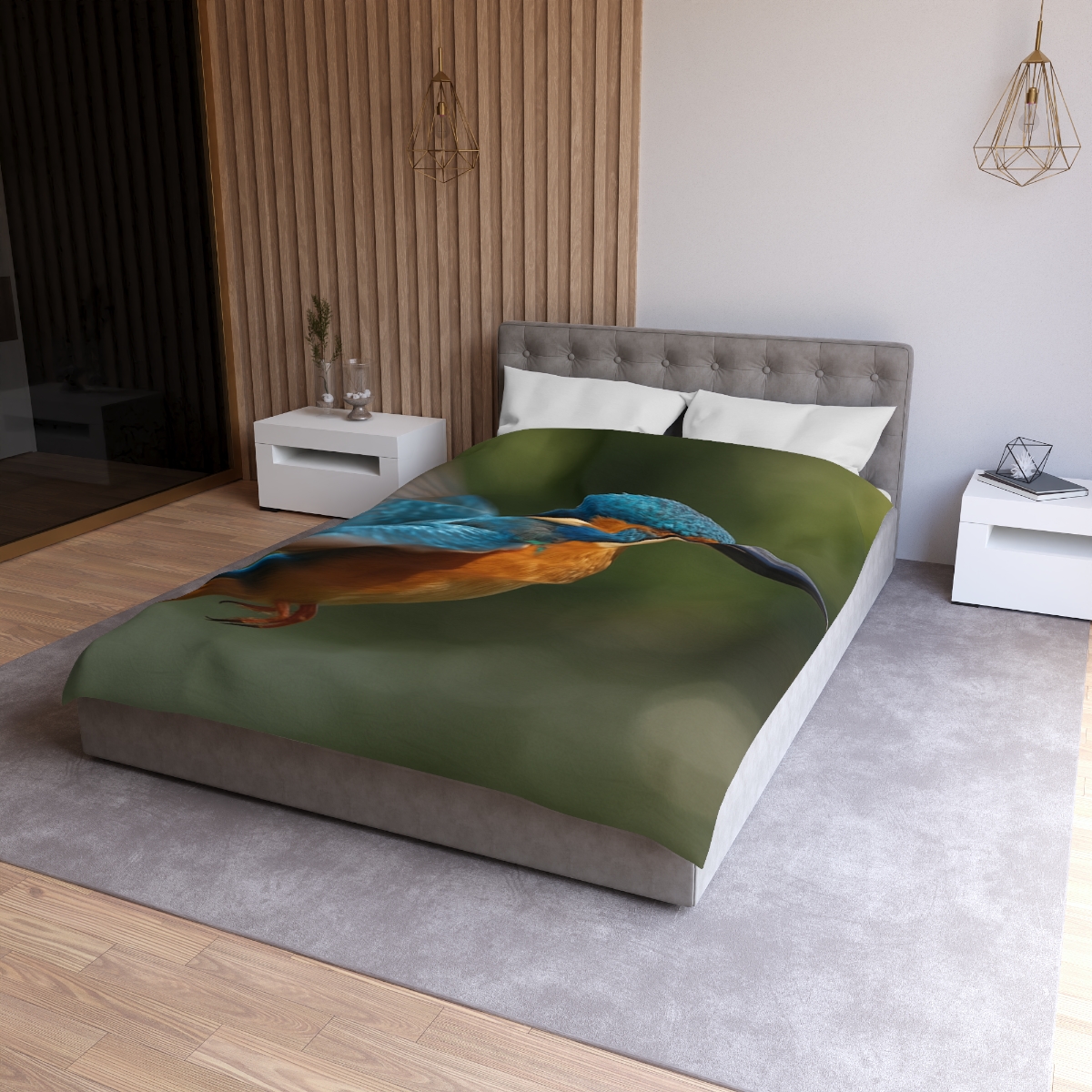 Kingfisher Sapphire Dive warm winter duvets