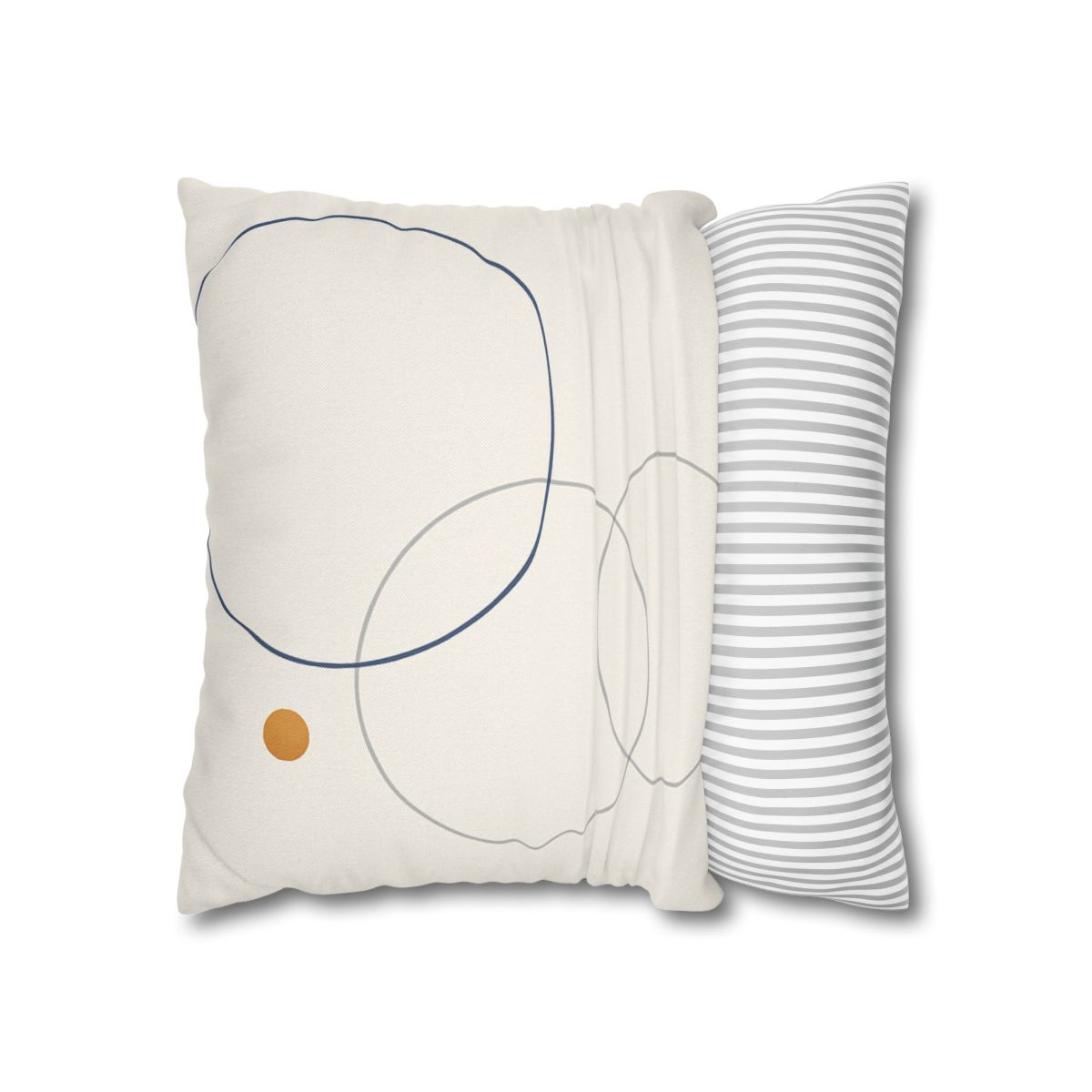 Balanced Cluster Of Three Rings soft cotton pillow cases