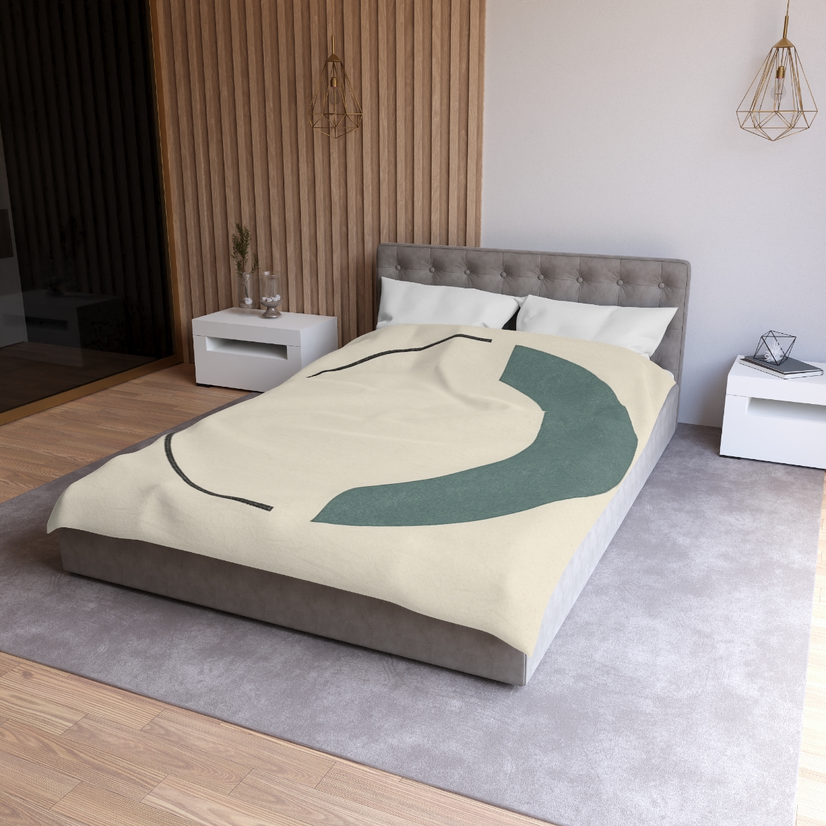 Intersecting Arc Pair stylish duvet covers