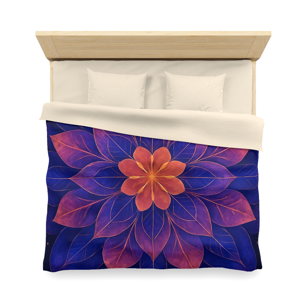 Petal Prism Mandala designer printed duvets