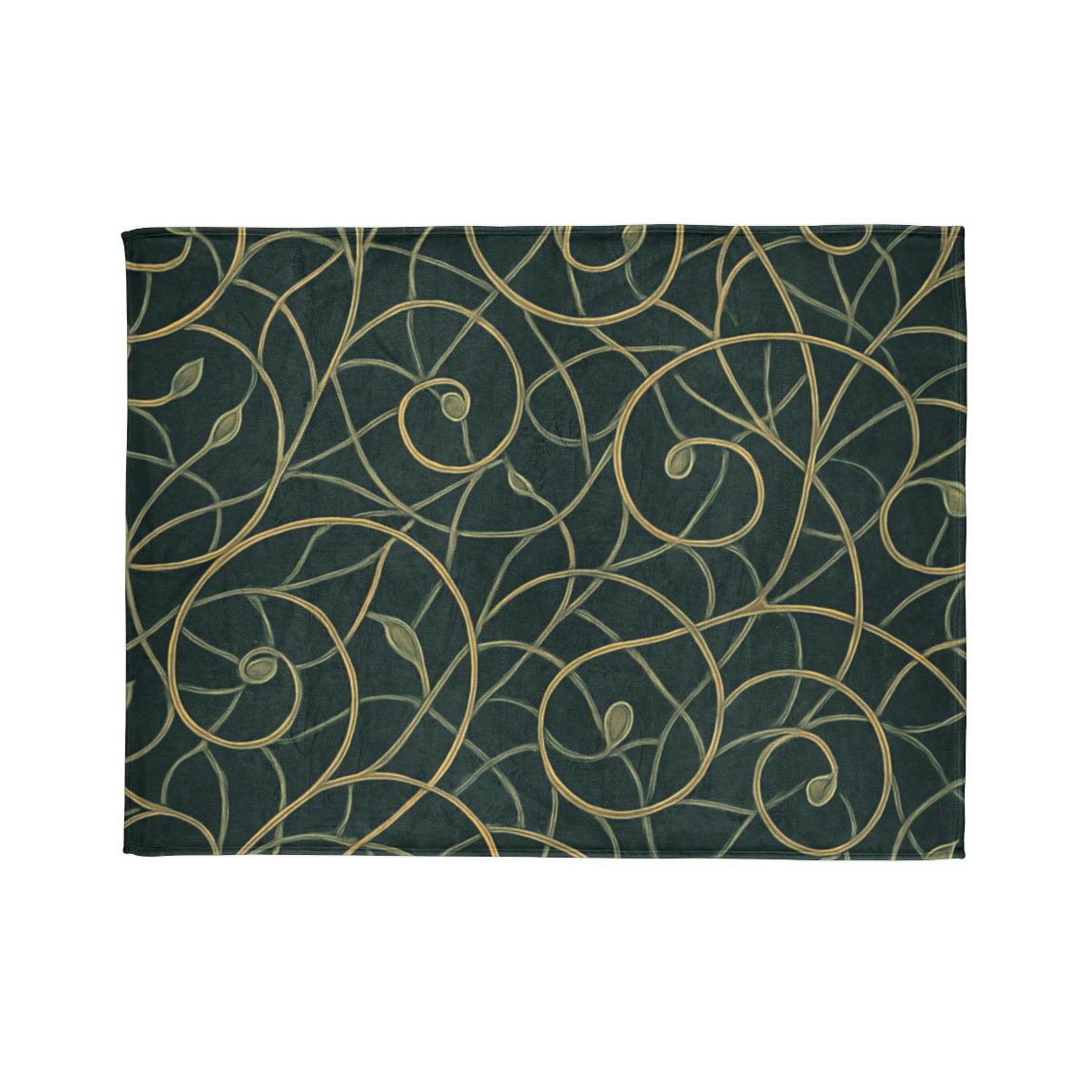Tendril Lace Network soft fleece blankets