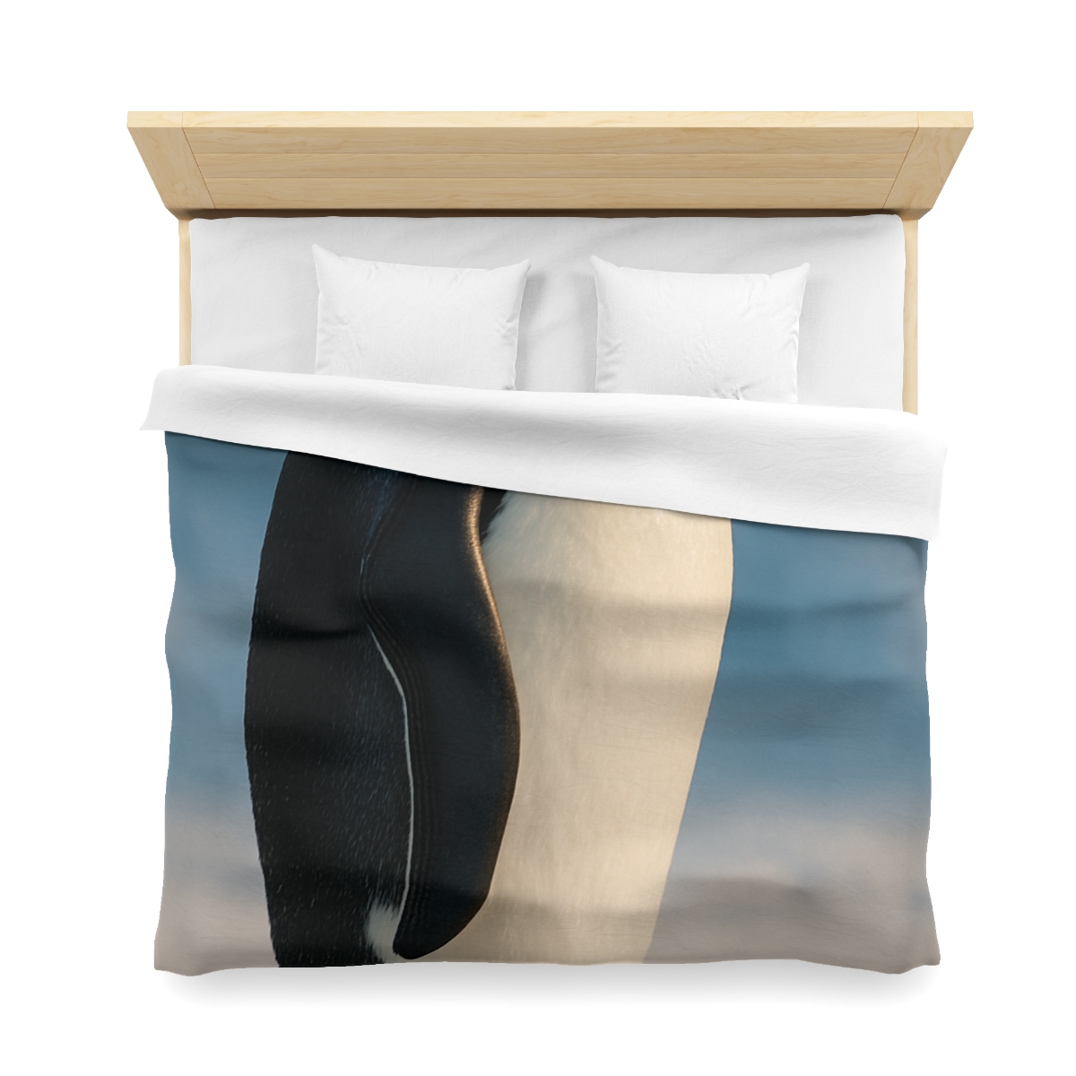Silver Horizon Emperor Penguin personalized bedding duvets