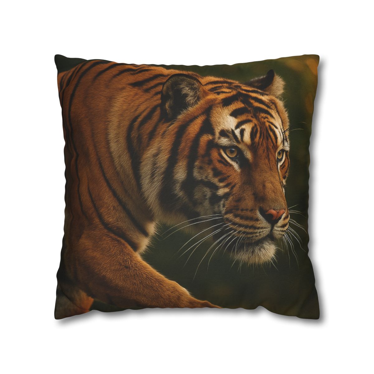 Forest Stalker Bengal Tiger custom pillow cases