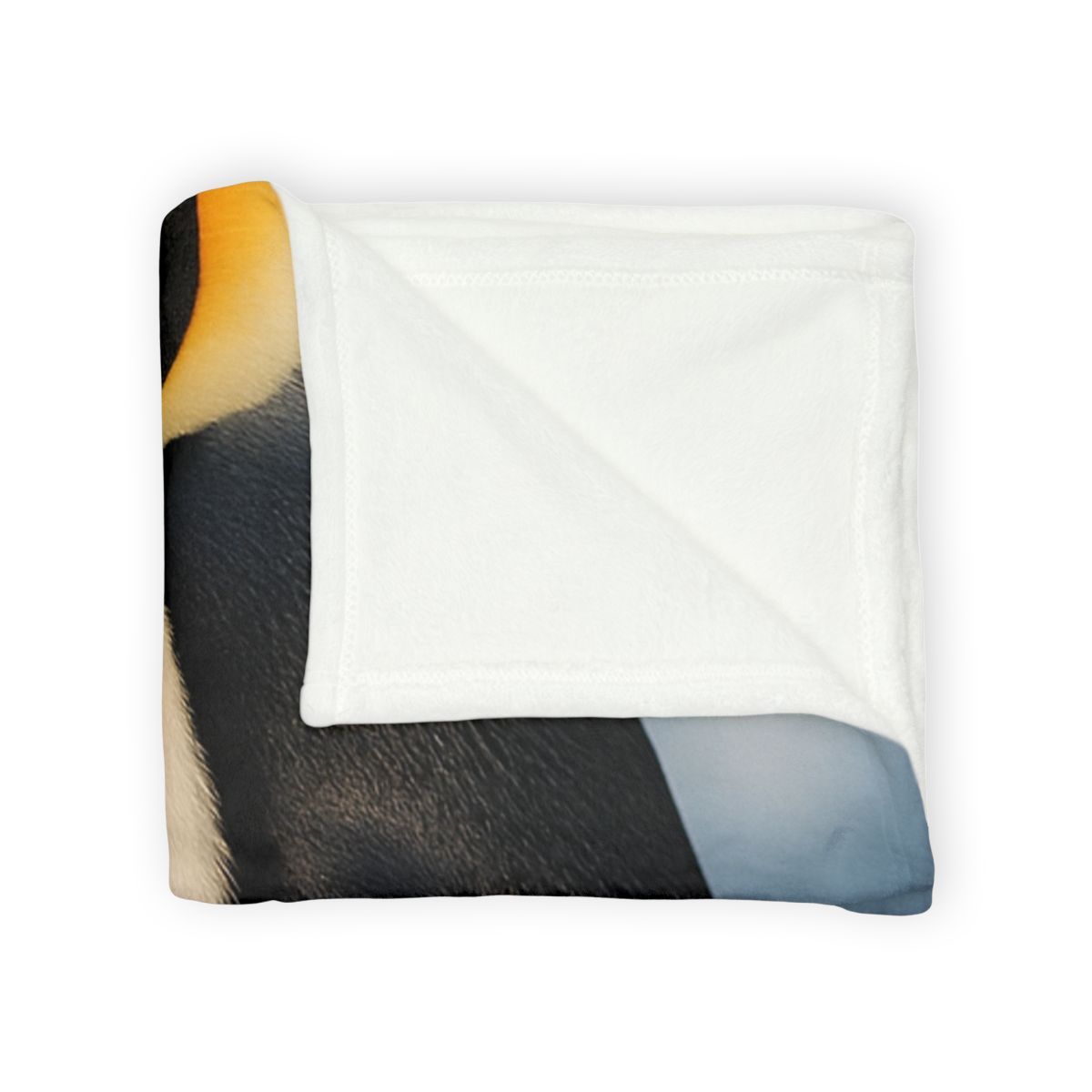 Aurora Drift Emperor Penguin soft fleece blankets