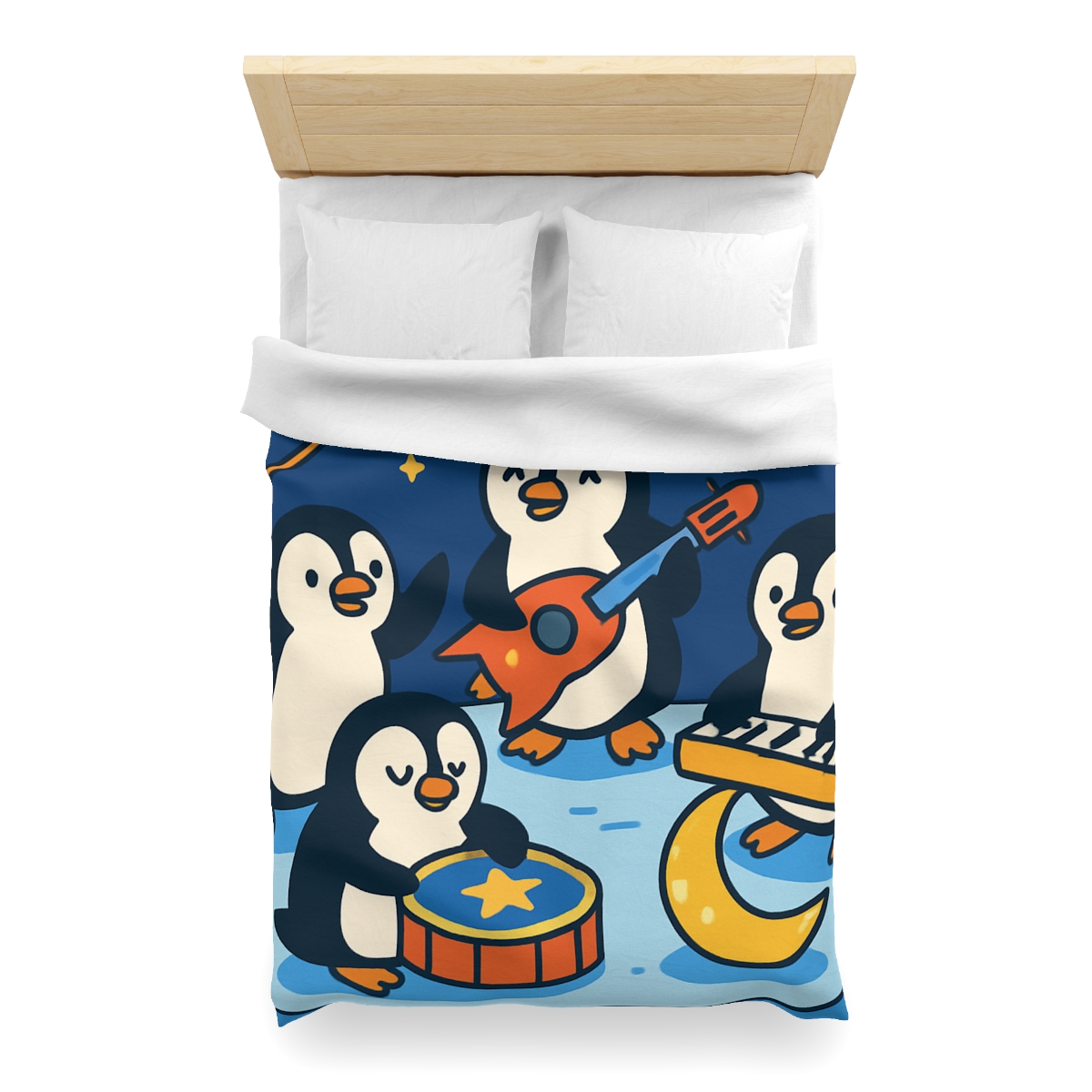 Starlight Symphony Penguin Band unique patterned duvets