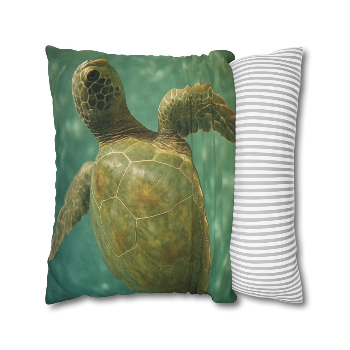 Sea Lantern Green Sea Turtle soft cotton pillow cases