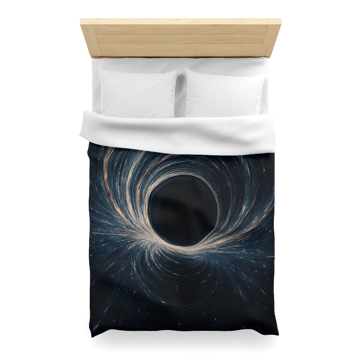 Gravity Well Vortex personalized bedding duvets