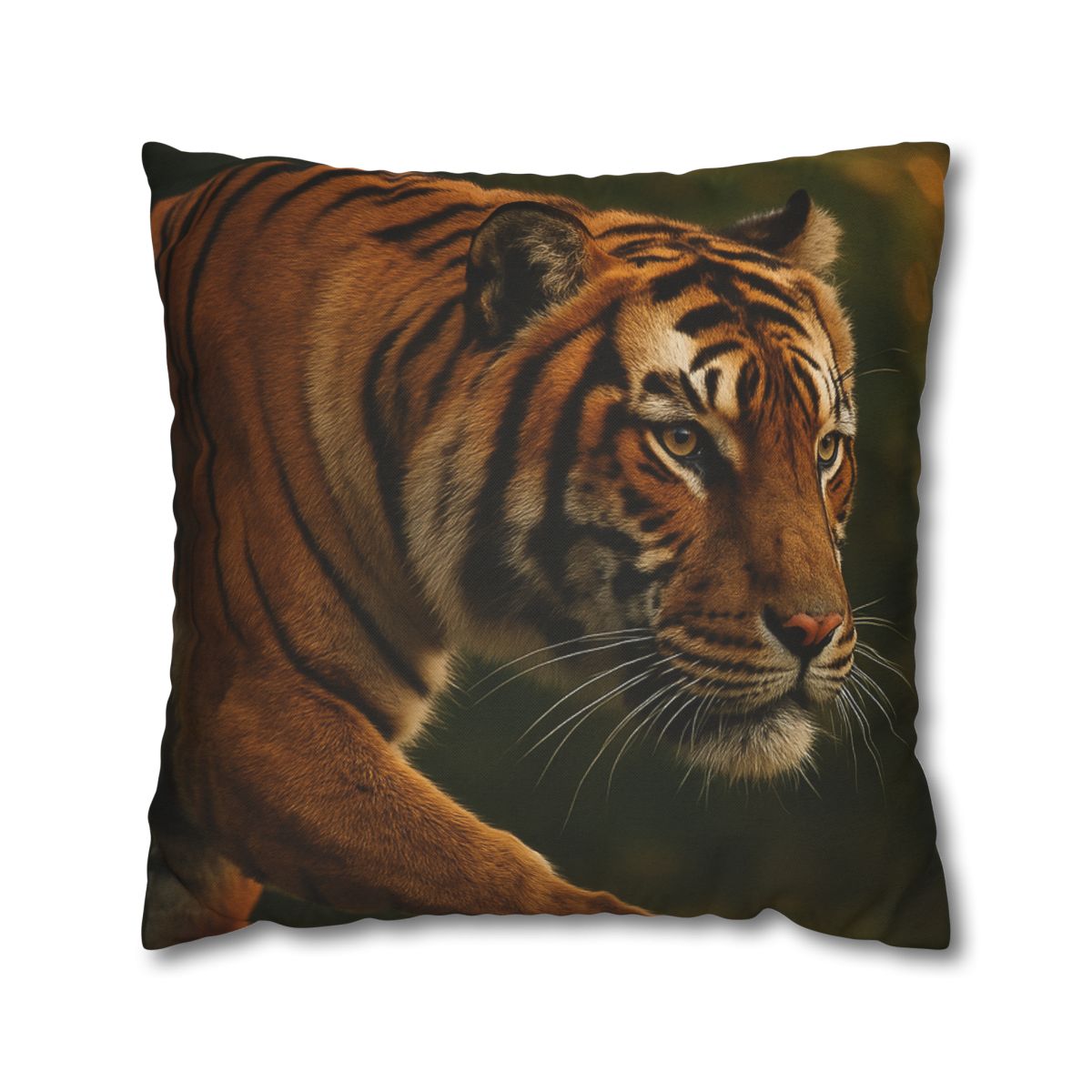 Forest Stalker Bengal Tiger custom pillow cases