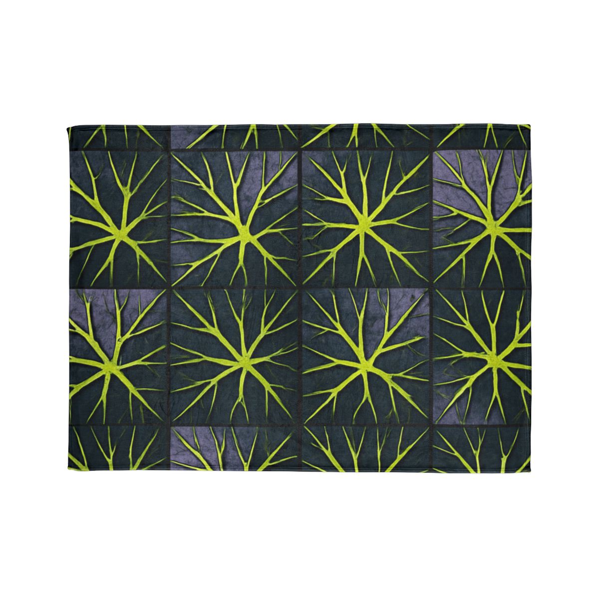 Venation Starburst Mosaic trendy patterned blankets