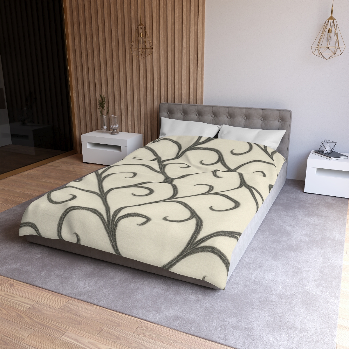 Vine Lattice Outline duvets for gifts