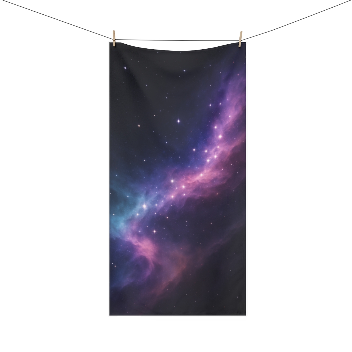 Prismatic Nebula Tidal Bloom soft cotton towels