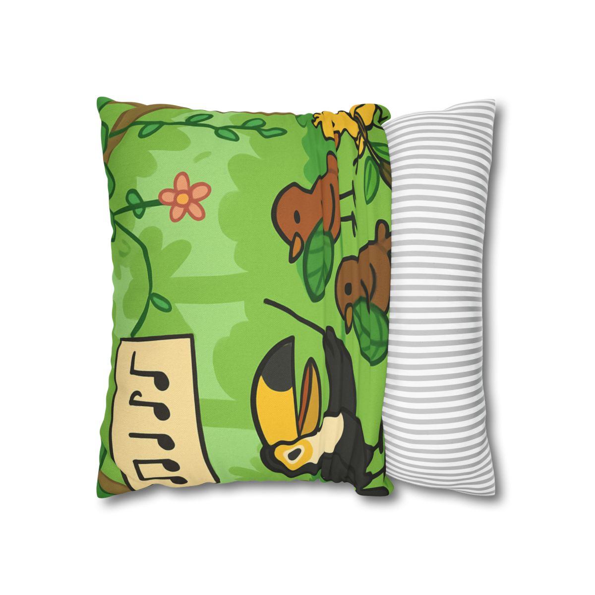 Rainforest Orchestra Of Birds stylish decorative pillowcases