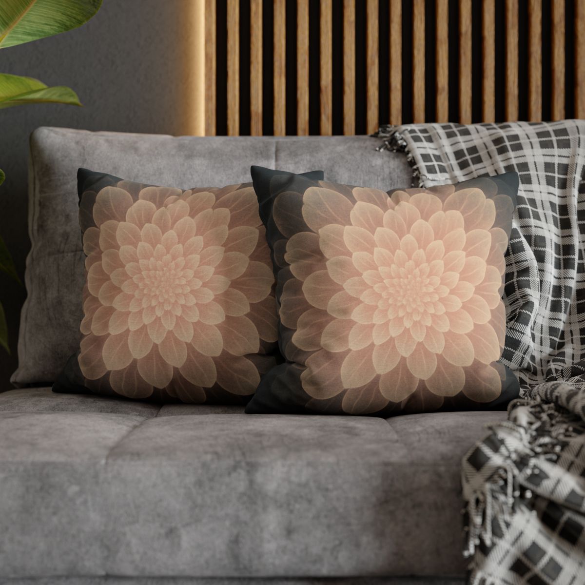 Petal Halo Fractals trendy patterned pillow cases