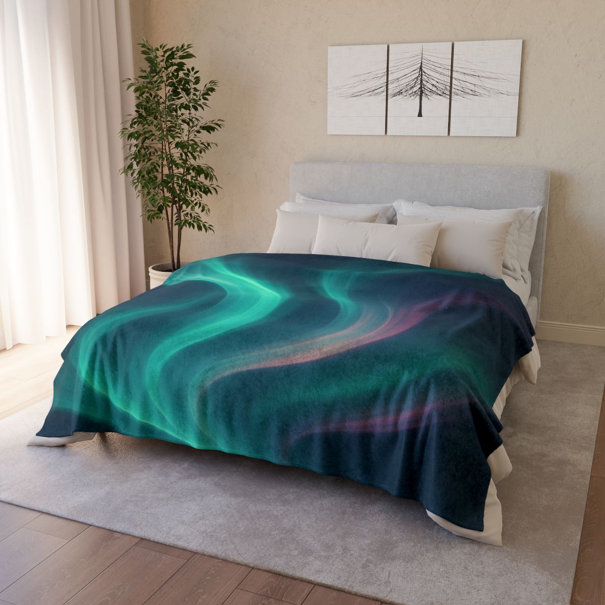 Aurora Spectrum Drift unique gift blankets
