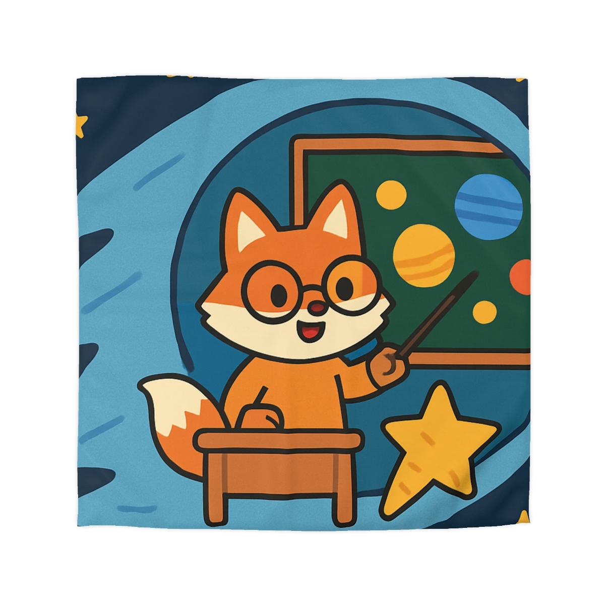 Comet Classroom With The Curious Fox warm winter duvets