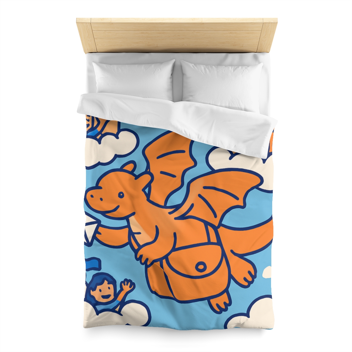 Cloud City Dragon Mail personalized bedding duvets