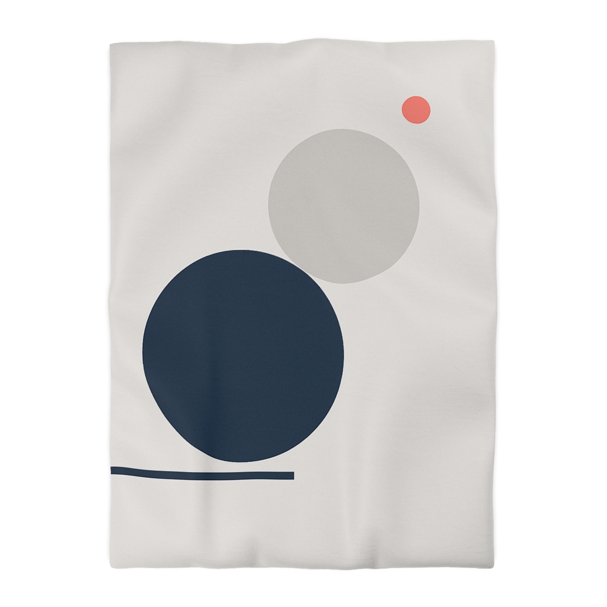 Three Orbiting Forms personalized bedding duvets