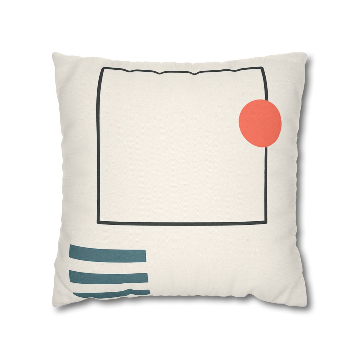 Quiet Orbit With Split Frame designer print pillow cases