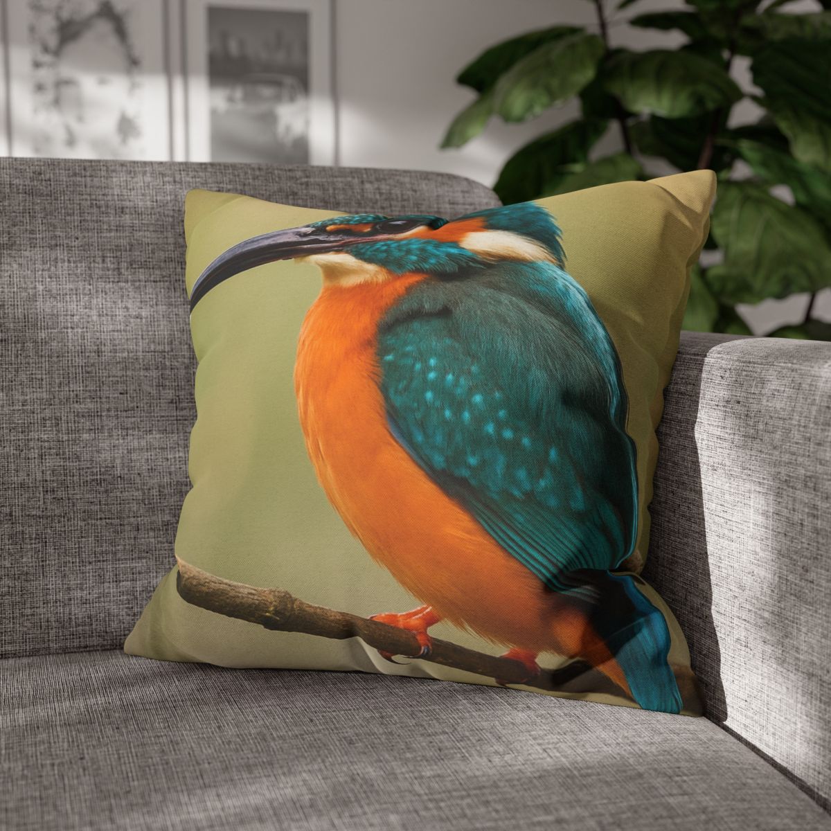 Emerald Flash Kingfisher comfortable bedding pillow covers