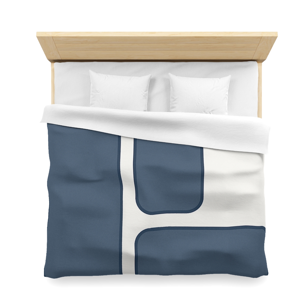 Balanced Triad Of Rounded Rectangles custom duvets