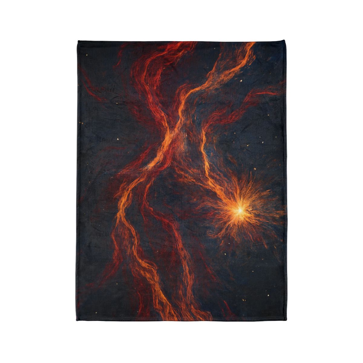 Ember Filament Bloom designer printed blankets