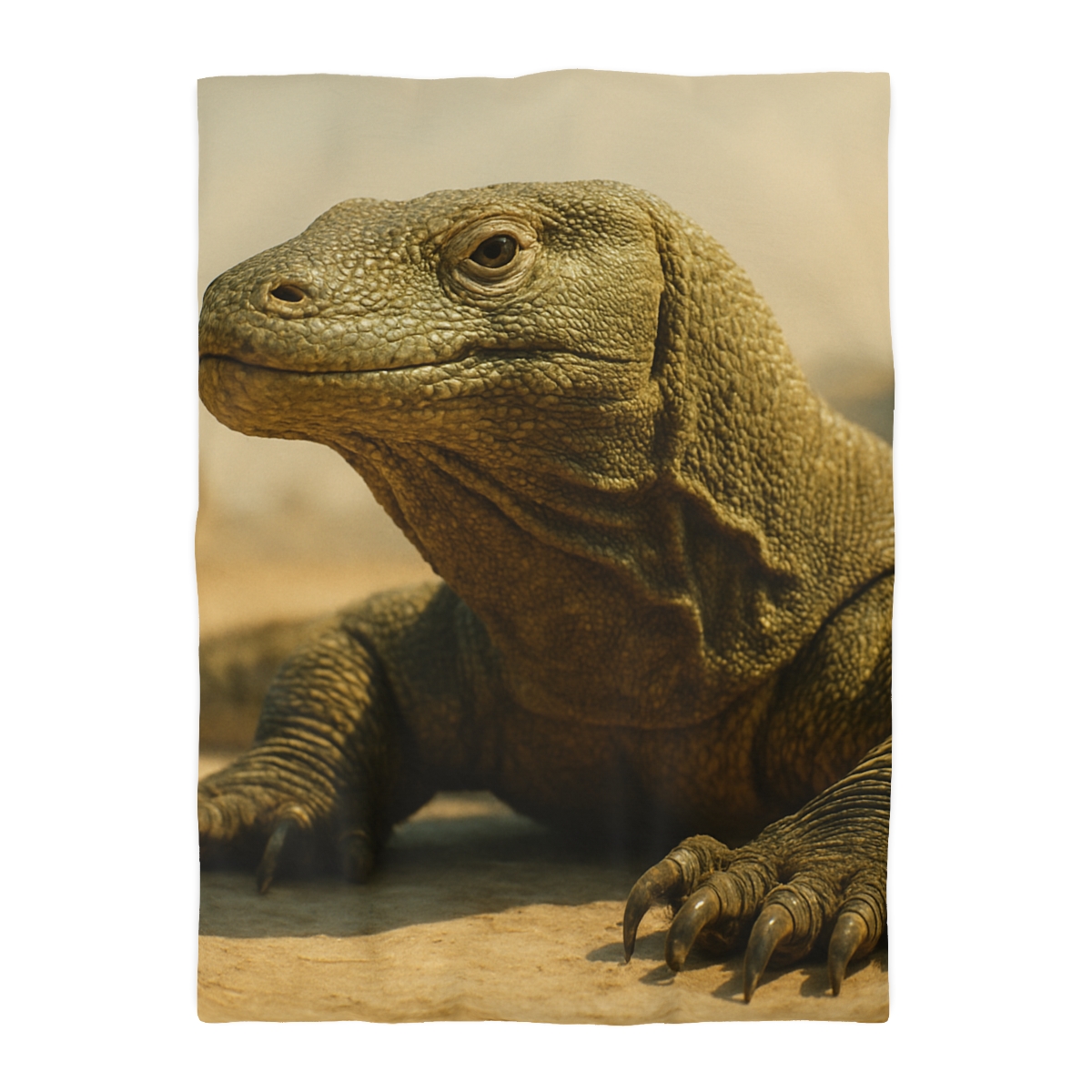 Ancient Sentinel Komodo Dragon personalized bedding duvets