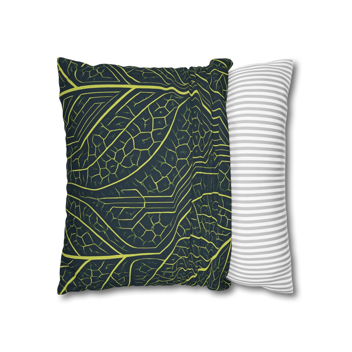 Leaf Vein Circuit Mosaic soft cotton pillow cases